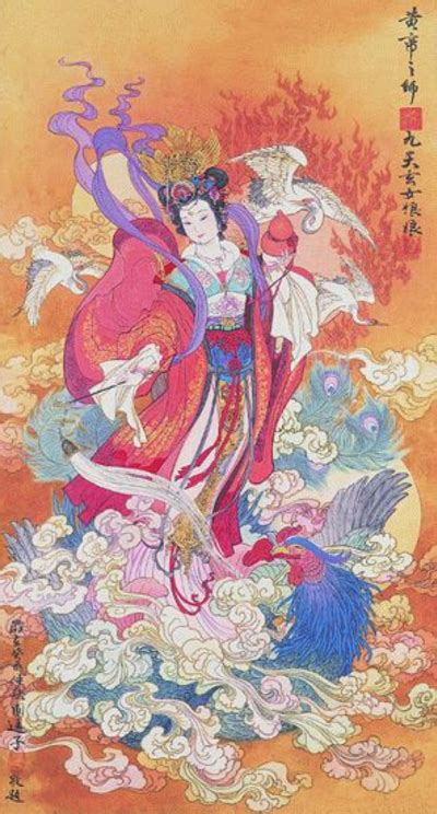 九天玄女的法器|轩辕黄帝的师傅九天玄女：中国古代神话中的正义与智慧女神